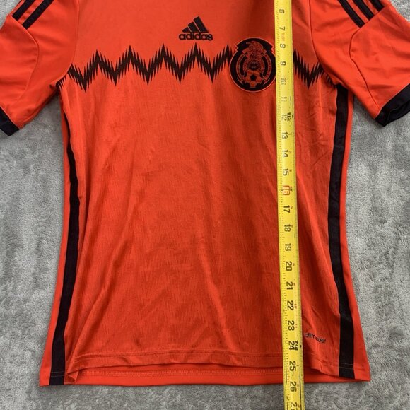 Adidas Jersey Youth XL Mexico National Soccer Red 2014 World Cup Climacool *FLAW - Picture 5 of 16